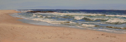 image of painting "Surf's Up, Spring Lake"